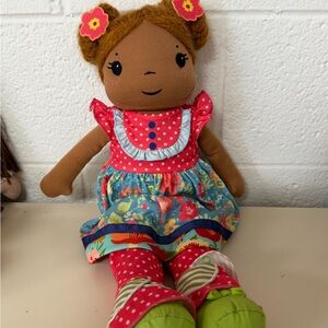 NWOT Matilda Jane Floral Dress Plush Doll
